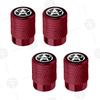 4pcs Five-Pointed Star Logo Car Wheel Tire Valve Caps Air Stem Aluminum Accessories For Jeep Wrangler Sahara Cherokee Ford F150 LVCZN1