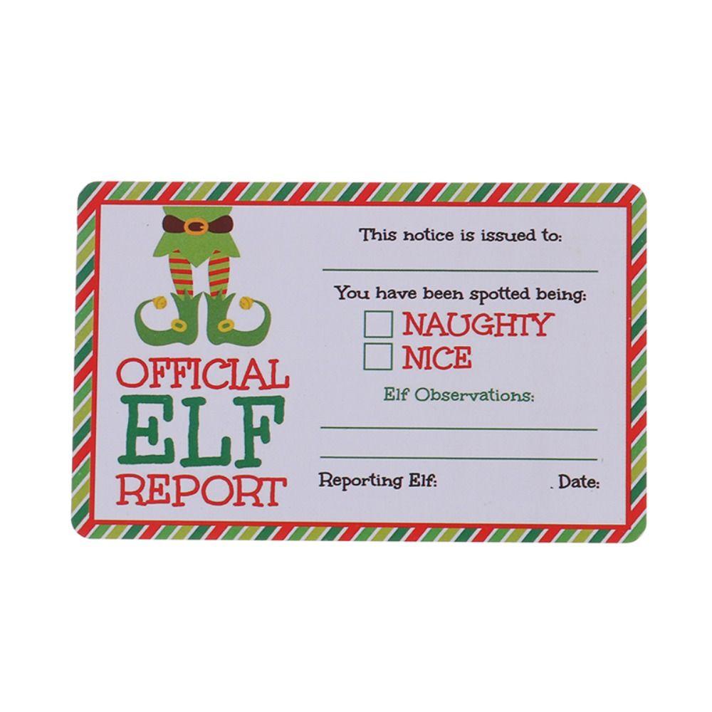 Праздничный атрибут Сани Летящие Водительское удостоверение Рождественский подарок Водительское удостоверение Санта-Клауса Рождественская открытка