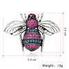 Brooch, Animal, Fashion Alloy Diamond Bee Brooch, Insect Collection Ladies Corsage