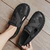 Men Sandals 2024 Brand Designer Shoes Outdoor Beach Slippers for Men Casual Shoes High Quality Non Slip Black/beige Man Slippers