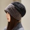 Шапка Женская Осенне-зимняя из овечьей шерсти Новая Флисовая Утолщенная Велосипедная Шапка Защита от Холода Ветрозащитная Защита Ушей
