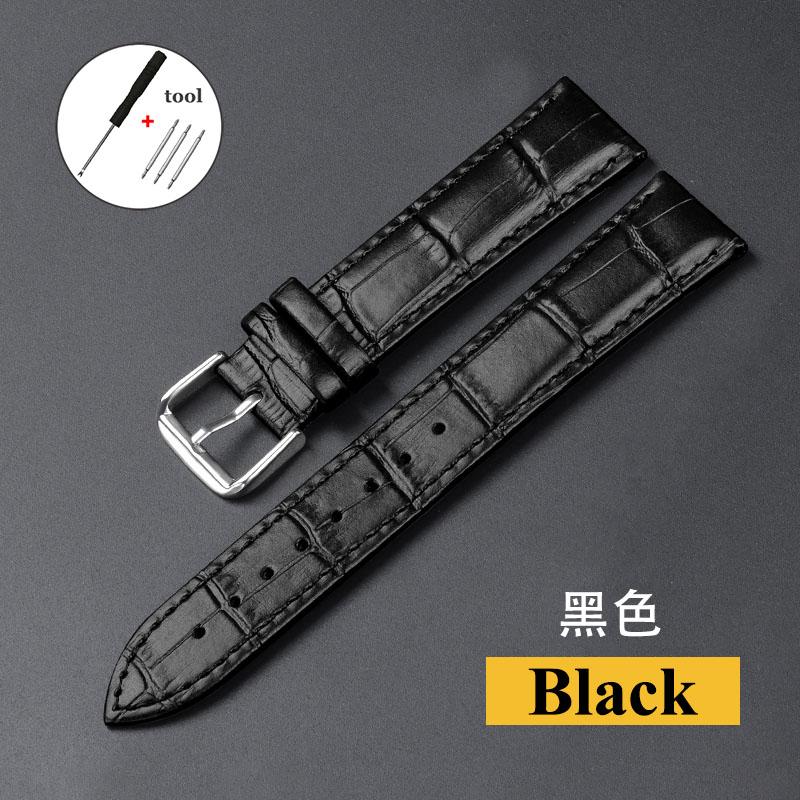 Ремешок из натуральной коровьей кожи для Seiko для Tissot Мужской и женский универсальный ремешок для часов 12 13 14 15 16 17 18 19 20 21 22 24 мм