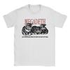 Футболка Heavy Metal Megadeths для мужчин, винтажные футболки с коротким рукавом и круглым воротом, летняя одежда из 100% хлопка