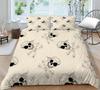 Bedding Set 3D Skull Printing Bedding Set Bedclothes Bed Three Piece Comfortable Pillowcase Polyester Quilt Cover