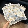 Silk scarf small square scarf feeling headband tied hair spring summer autumn feeling trend versatile fashion tied bag scarf scarf