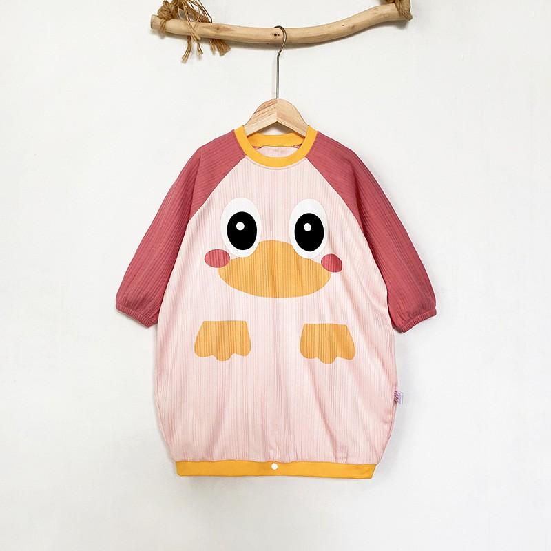Kids Cotton Nightdress Short Sleeve Sleepwear Girls Boys Cartoon Rabbit Princess Design