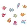 10 Штук Мультяшные Магниты Морская Жизнь Цветные Рыбки Смола Магнитная Наклейка Набор Для Домашнего Обучения Украшение Вечеринки