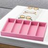 Sunglasses Organizer Tray Stackable Modern Multipurpose Sturdy Glasses Display Case Container for