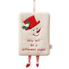 Coral Velvet Christmas Hand Towel Cartoon Children's Handkerchief  Bathroom Kitchen Cleaning