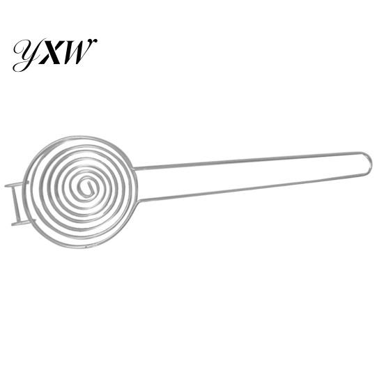 Stainless Steel Egg Divider Long Handle Kitchen Tool Circles Funnel Yolk Separator for Eggyolk
