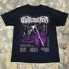 Хлопковая черная футболка Gatecreeper Band Tour 2024 Для фанатов EN724 Унисекс футболка