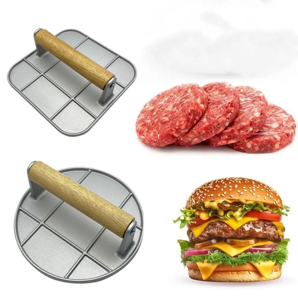 Сверхпрочный пресс для бургеров Легко чистить Пресс для барбекю Гриль Прочный пресс для котлет Сэндвичи