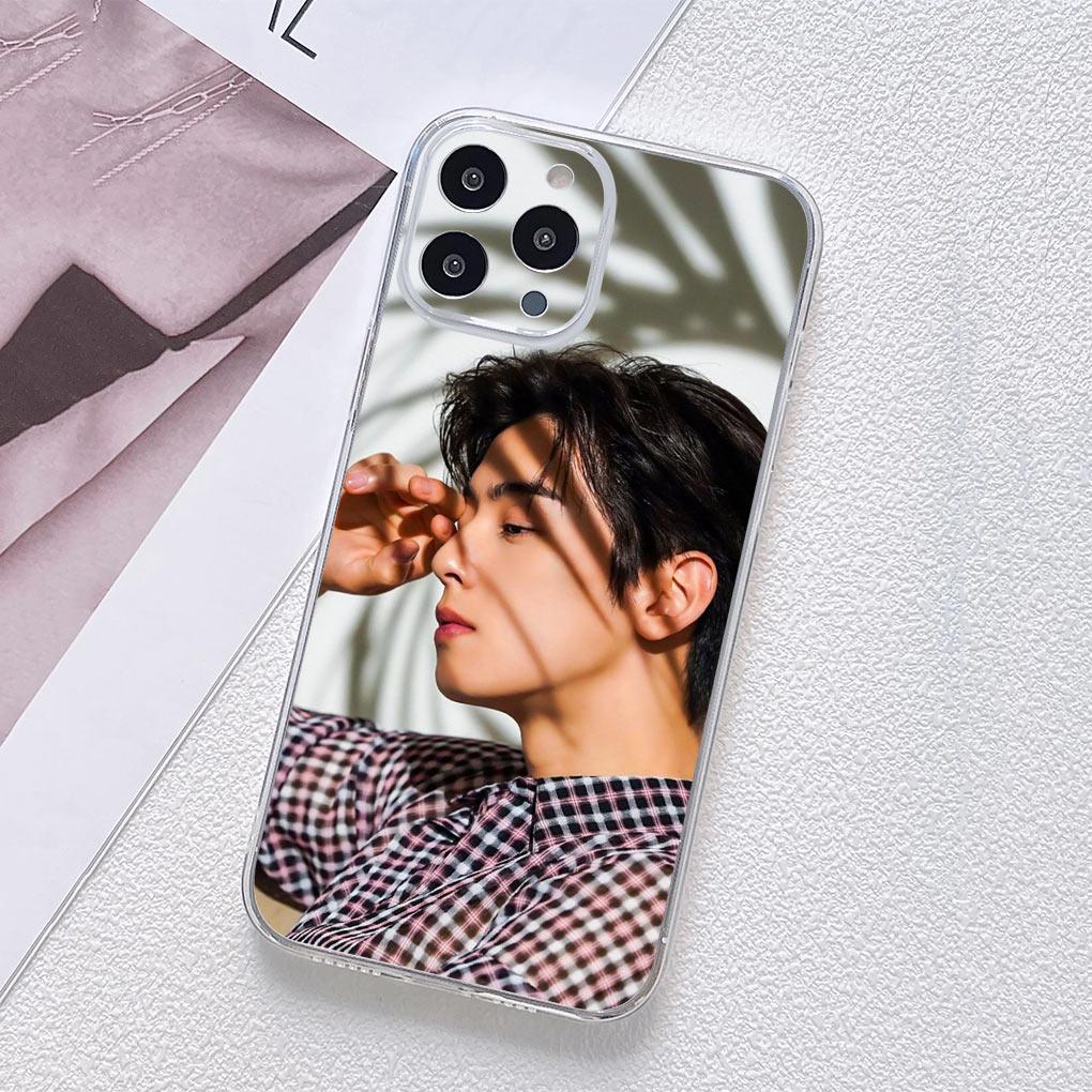 Мягкий чехол Cha EunWoo Eun Woo для Samsung Galaxy A04 A14 A23 A34 A54 M23 M33 M52 M53 M30S M31 M51 M21 Чехол для телефона