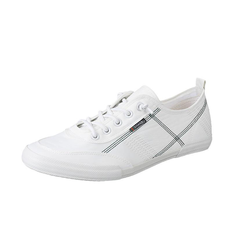 Новая весенняя мужская обувь Модная обувь Парусиновая обувь Корейский стиль Универсальная модная повседневная обувь Дышащая обувь для сноуборда