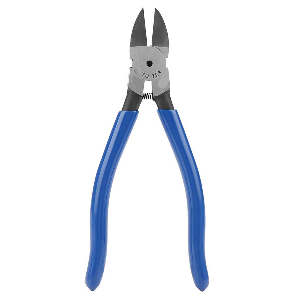 Nippers Wire Cutter Diagonal Pliers Cable Nippers 8inch Blue Diagonal Pliers Cable Nose Cutting Nippers Wire Cutter Tool