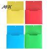 Home Office Filing Wall Mounted File Pocket Organizer, 1.18 Inch Deep Compartment, A4 Document Organizers Plastic Hanging Holder for School