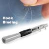 Быстро связывающий рыболовный крючок, серая ручка, пластиковый рыболовный крючок, проволочный ярус, узловязатель