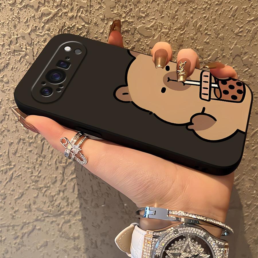 Funny Capybara Case for Google Pixel 6a 8a 10 9 Pro XL 9a 6 7 8 Pro 7a Funda Phone Cover