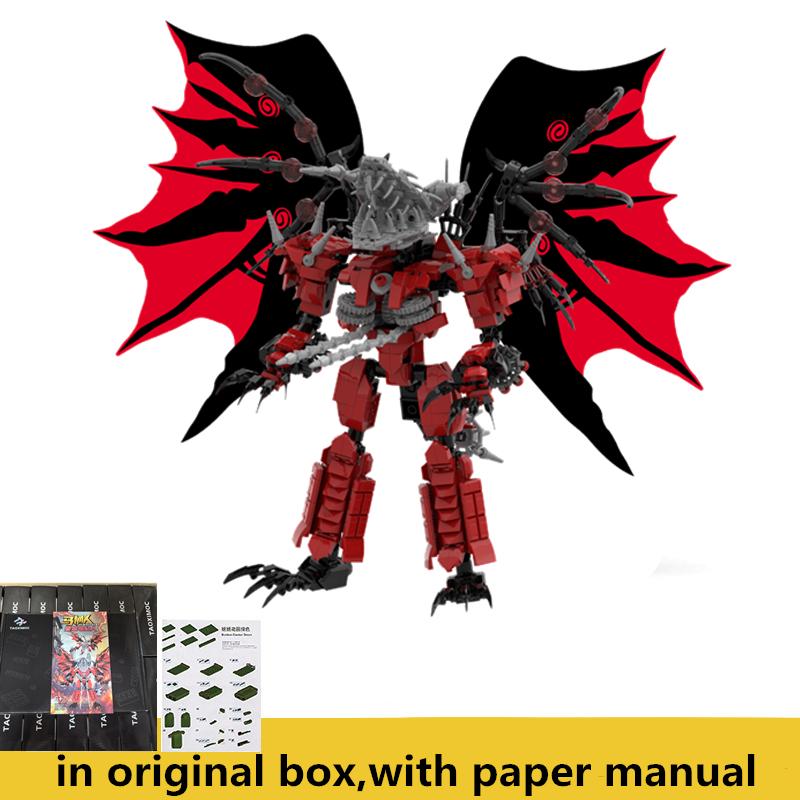 Skibidi Туалет Обновленный Красный Титан Дрель Дракон Строительные Блоки Собранные Кирпичи Игрушки для Мальчиков Рождественские Подарки