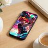 Аниме H-Haikyuu Хината Сёё Чехол для телефона для iPhone17,16,15,14,13,12 Plus,Max Мягкий силиконовый Черный чехол