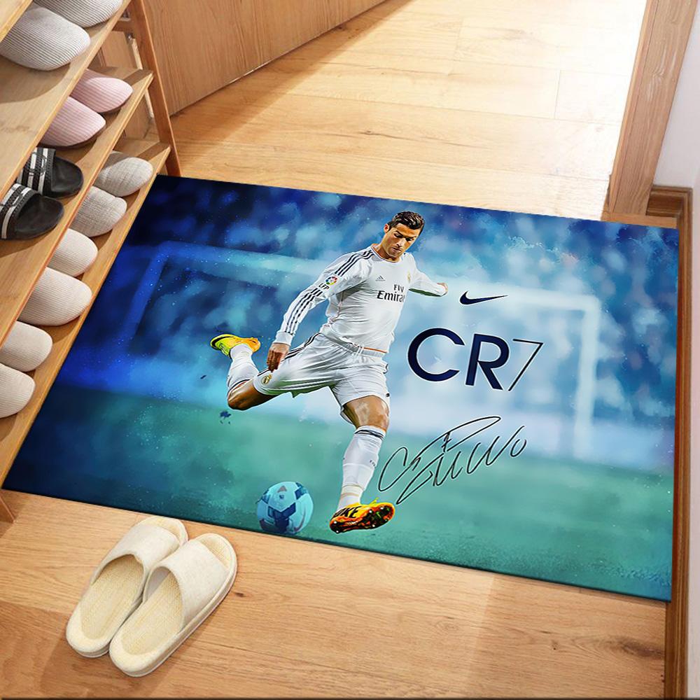 Cristiano Ronaldo Area Rug Perfect For Foyer Outdoor Kitchen Dining Room Antislip Rug Decorate Offices Gift For Festivals