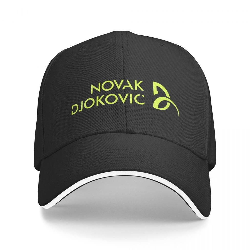 Summer Sun Hats for Tennis Player Novak Djokovic Logo Accessories Merch Baseball Cap Top Empty Sunscreen Hat Adjustable