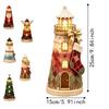 Sea Glass-Style Pieces Christmas Lighthouse Kit DIY 3D Christmas Craft  Beginner-Friendly