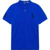 Polo Equestrian Knight Logo Embroidered Short Sleeve Polo Shirt Men Tops Blue 710697457-062