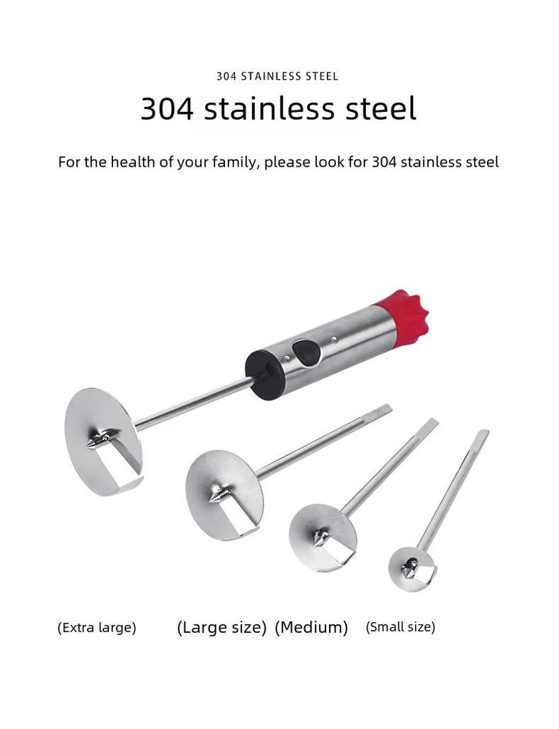 Инструмент для извлечения сердцевины фруктов и овощей из стали 304 для самостоятельного приготовления детской еды, салатов и мясной начинки