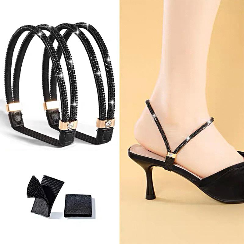 1 пара прозрачных удобных эластичных шнурков Simplely Tie, практичных, не требующих установки, с ромбами, полихромными узорами