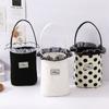 Корейский стиль кружева холст сумка милый сладкий темперамент сумки-ведра портативный пикник сумка для женщин девочек студент ланч сумка