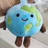 Милая Маленькая Плюшевая Кукла Земля 10 см Модный Мягкий Игрушечный Брелок для Сумки Брелок для Ключей Подвеска в Машину Детские Праздничные Сюрпризные Подарки