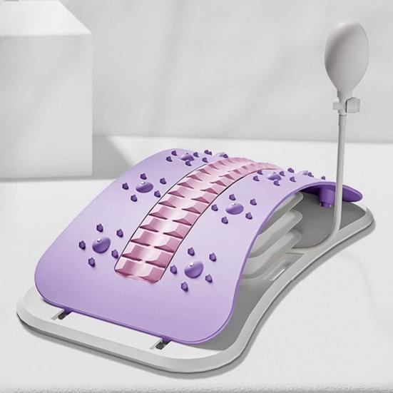 Тренажер для спины, тренажер для талии, регулируемый декомпрессор позвоночника, сколиоз, ишиас, облегчение боли в пояснице, массажер, доска для вытяжения поясницы