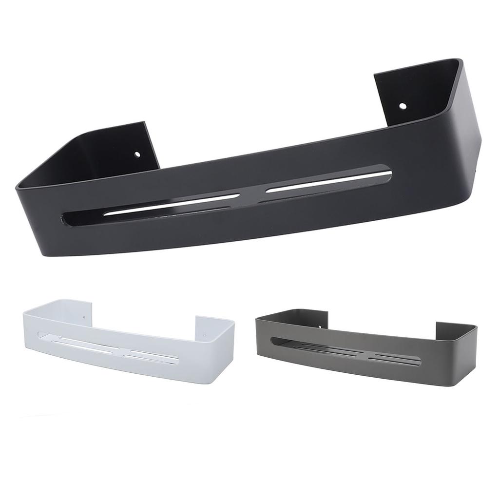 Настенное крепление Полка для ванной комнаты Душевая ванна Однослойная алюминиевая плавающая настенная полка для ванной комнаты