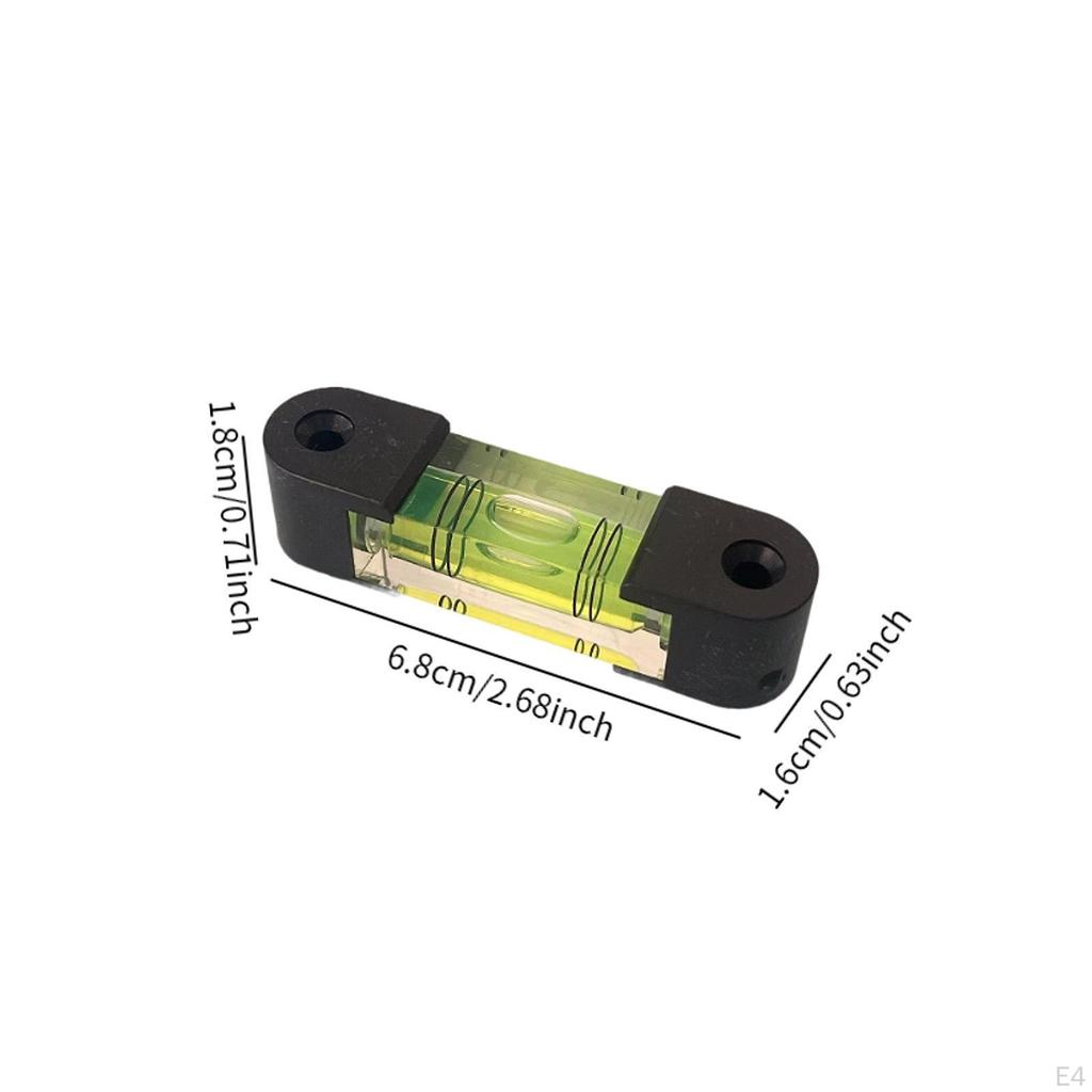 2 шт. Маленький пузырьковый уровень Мини пузырьковый уровень Инструмент для выравнивания столярный измерительный прямоугольник Spirit