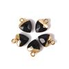 5pcs 10x13MM Natural Stone Faceted Heart Shape Pendant Charm Quartz Crystal Jewelry Accessorie For Making Earring Necklace