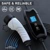 Портативное зарядное устройство для электромобилей Type2 16A 3,5 кВт Зарядное устройство для электромобилей Множественная защита Зарядная станция для автомобиля