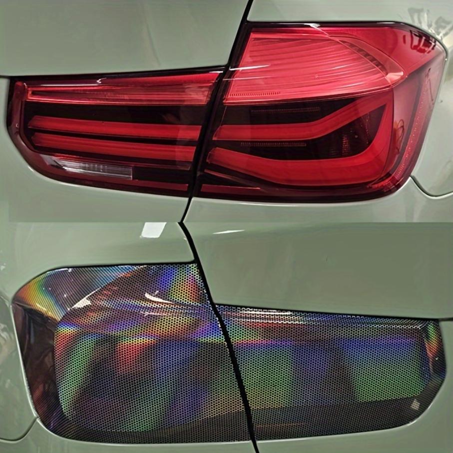 Automobile Laser Rainbow Car Motorcycle Headlight Film Front and Rear Headlight Decoration Waterproof Vinyl Film