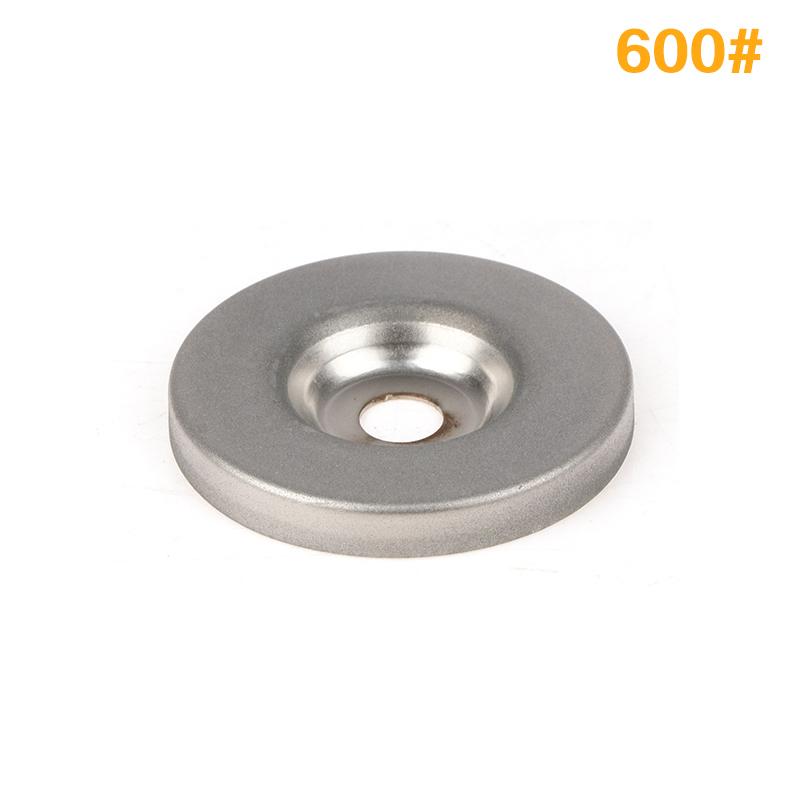 1pc Diamond Grinding Wheel Cup Emery Milling Cutter 180/320/600Grit Circle Sharpener Stone Sharpener Angle Cutting Wheel Tools