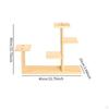Wooden Plant Stand Desktop Tiered Flower Shelf Storage Holder Creative Display Rack Pot