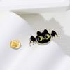 Zinc Zinc Zinc Alloy Halloween Funny Brooch Pumpkin Flying Broomstick Cat Brooch Skeleton Brooch  Halloween