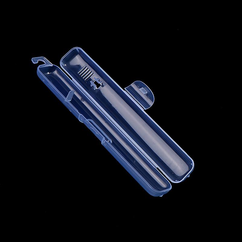 1Pc Transparent Toothbrush Storage Box Cases Hygienic Travel Portable Holder Container Toothbrush Box Organizer Bathroom Tools