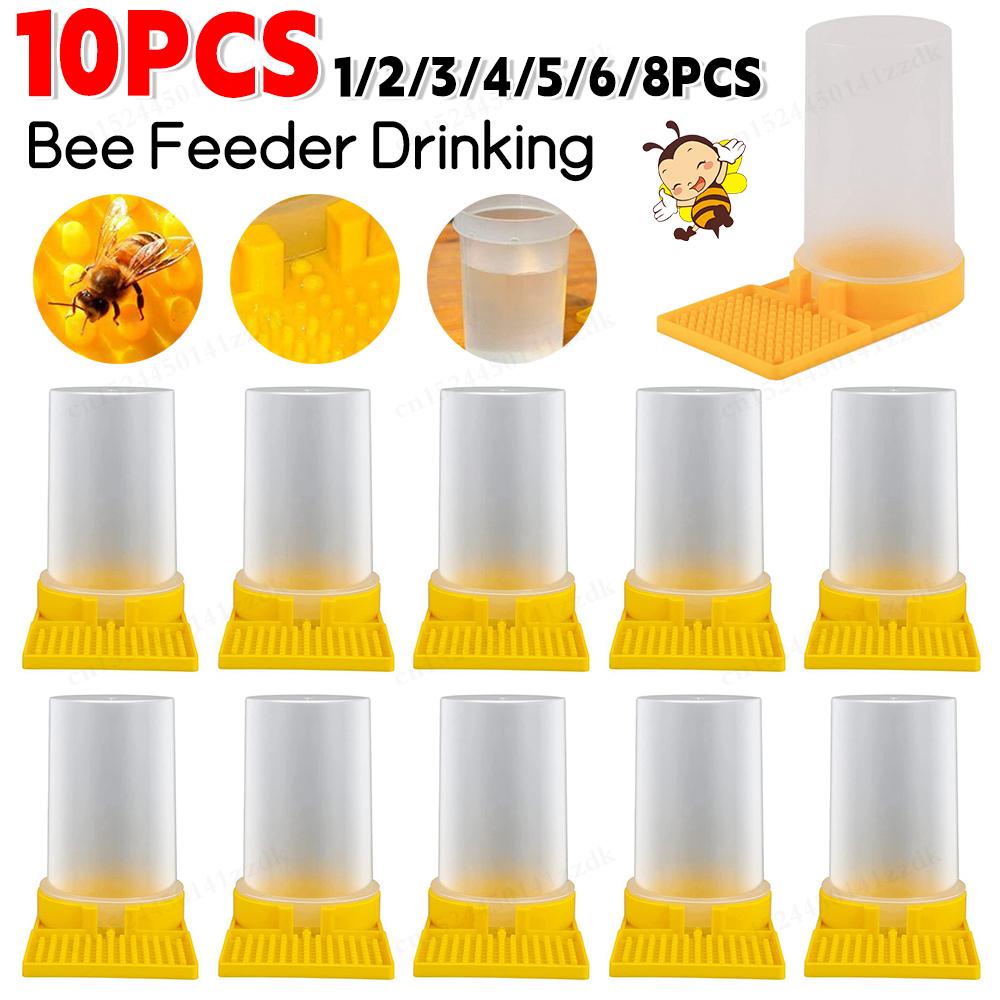 1/2PCS Non-toxic Bee Feeder Honey Bee Nest Door Feeding Drinking Water Box Beekeeping Water Dispenser Watering Bee Drinker Tool