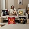 СССР Советский Союз Социализм Наволочка Плюшевая Ткань Мягкая Наволочка Двусторонняя Печать Чехол для Подушки Домашние Подарки