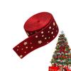 Christmas Ribbon Crafts Packaging 78 Inch Velvet Christmas Tree Ribbon For Wreath Bouquet Cake Baking Ornaments Wedding Flower