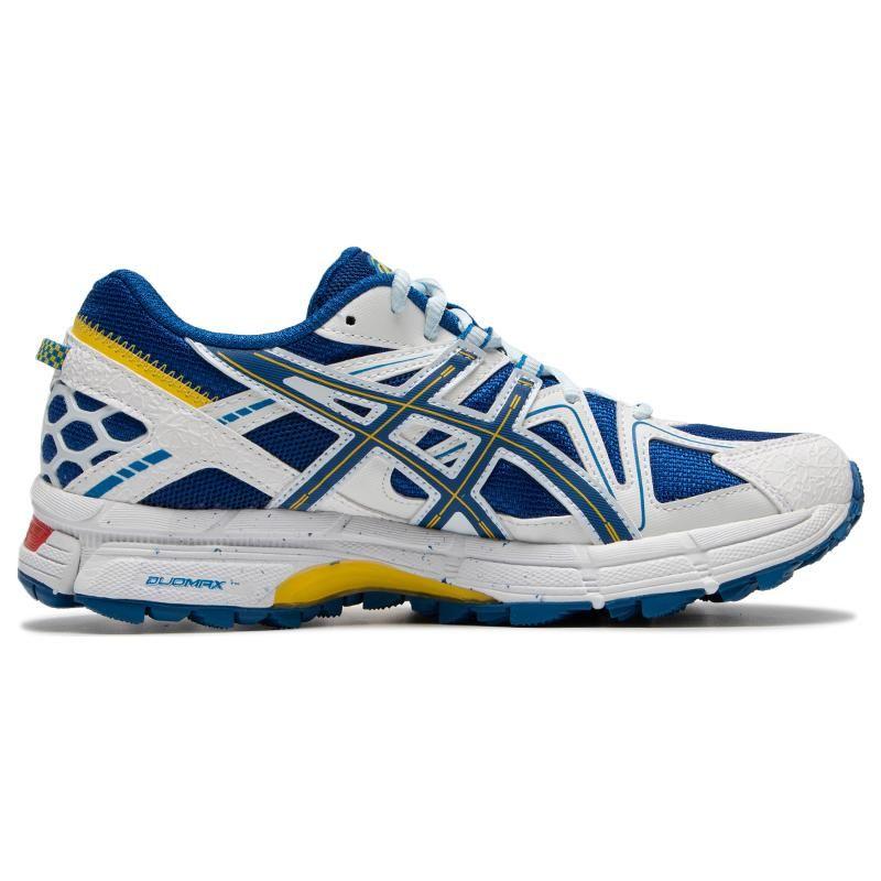 Asics Gel-Kahana 8 Удобные дышащие поддерживающие легкие повседневные туфли с низким верхом унисекс повседневные туфли сине-белого цвета 1013A137-400