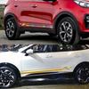 2 шт. Боковые наклейки на автомобиль Для VW Volkswagen Polo 6R 6C 9N2 9J GTI Авто Модификация ПВХ Гоночный Стиль Наклейки Авто Тюнинг Аксессуары