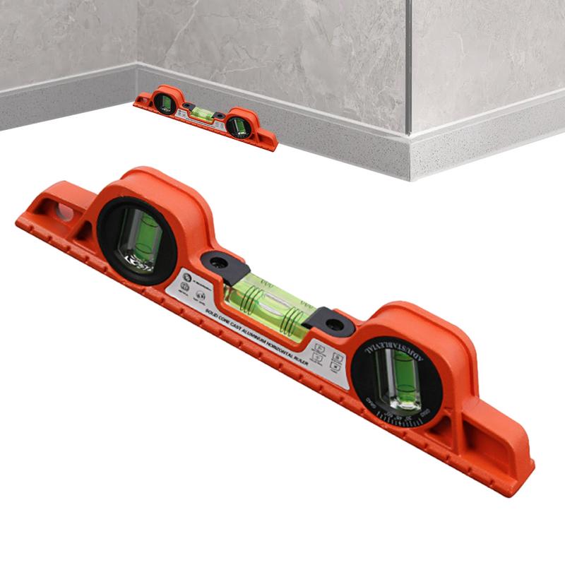 Горизонтальная линейка Магнитный угломер Горизонтальные пузырьковые спиртовые уровни Балансировочная линейка Маленький измерительный инструмент высокой точности для