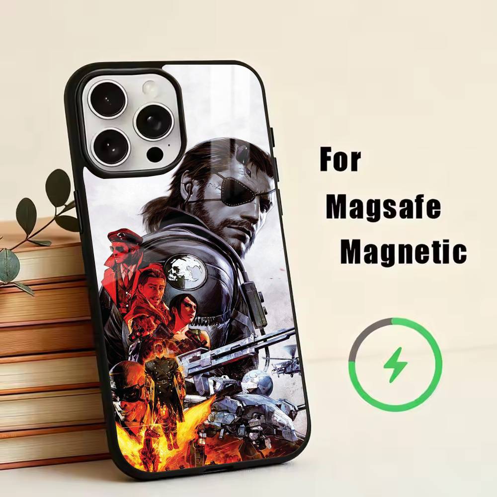 GM-Metal Gear Solid1 Phone Case For iPhone17,16,15,14,13,12,11 Plus,Pro Magnetic For Magsafe Wireless Charging