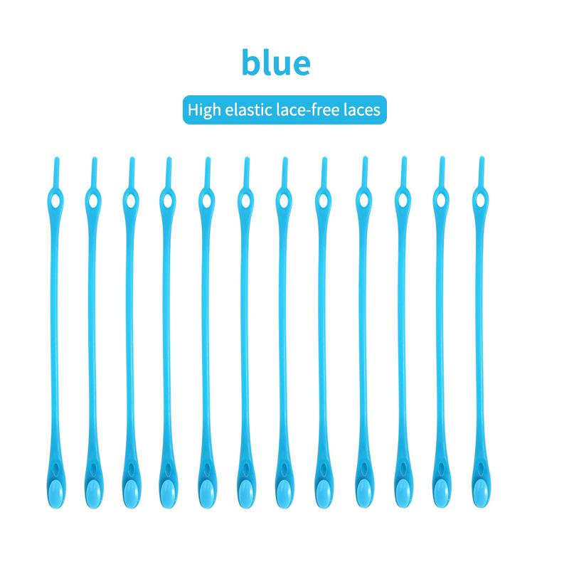 12pcs/Pack Lazy Silicone Shoelaces Round Elastic Shoe Laces Special No Tie Rubber For Sneakers Fit Strap It Is More Convenient To Save Your Time Seed